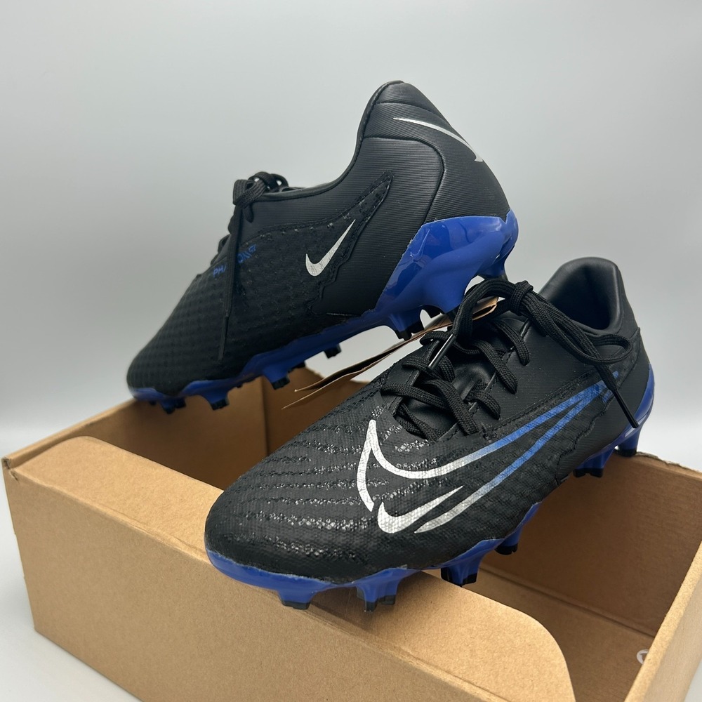 Nike Phantom GX Soccer Cleats DD9473-040 BlackChrome Hyper Royal SZ M 5/W 6.5 - Picture 3 of 13